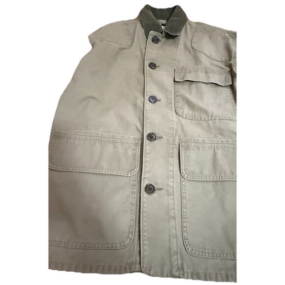 BUCK MASON Men’s Olive Marsh Fern High Desert Canvas Work Button Jacket Small - Picture 2 of 16